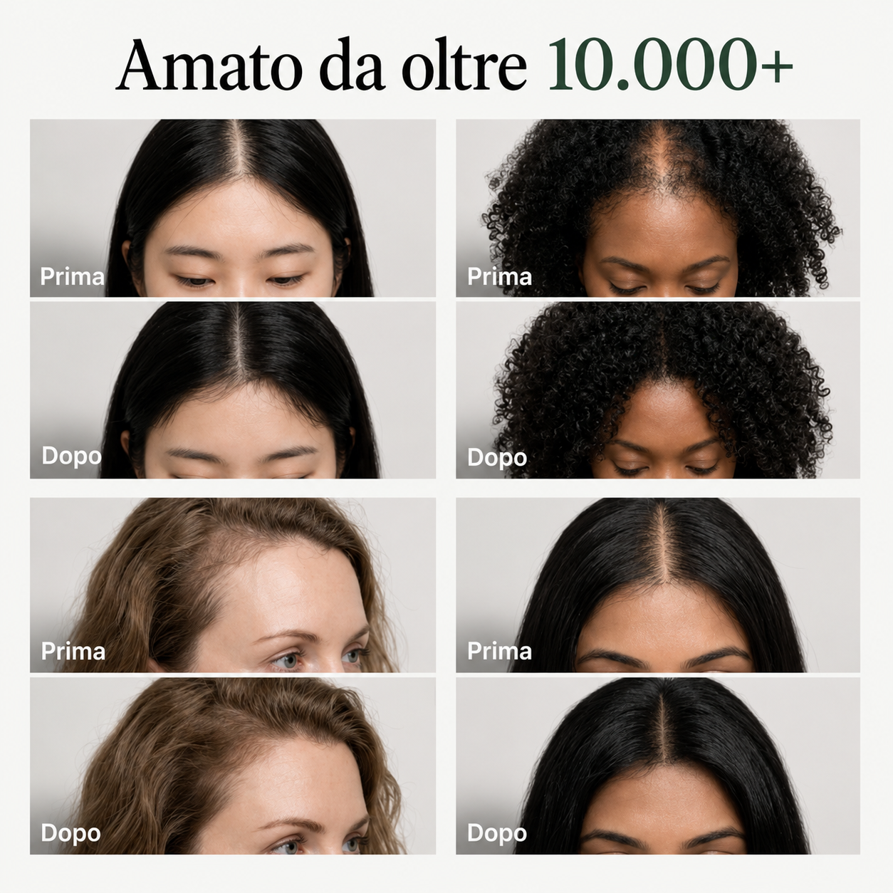 Barra per la cura del cuoio capelluto in stile coreano